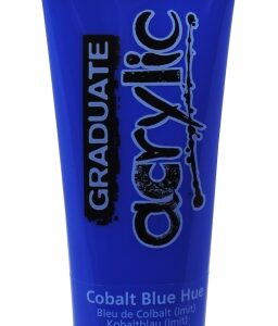 daler rowney graduate pintura acrilica tubo de plastico 120ml color azul cobalto