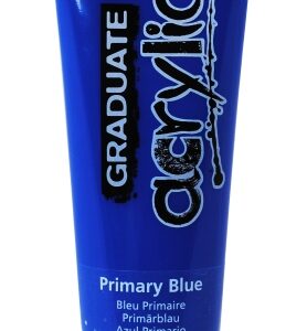daler rowney graduate pintura acrilica tubo de plastico 120ml color azul primario
