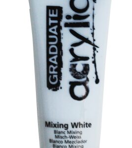 daler rowney graduate pintura acrilica tubo de plastico 120ml color blanco de mezcla