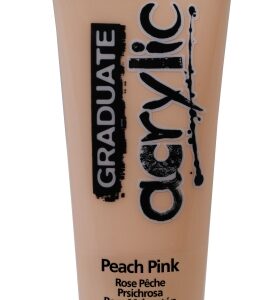 daler rowney graduate pintura acrilica tubo de plastico 120ml color rosa melocoton