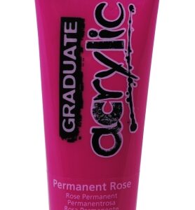 daler rowney graduate pintura acrilica tubo de plastico 120ml color rosa permanente