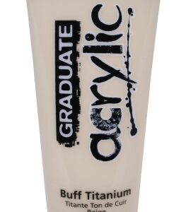 daler rowney graduate pintura acrilica tubo de plastico 120ml color titanio buff