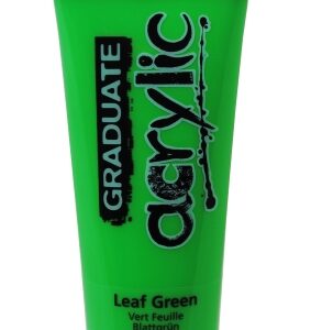 daler rowney graduate pintura acrilica tubo de plastico 120ml color verde hoja