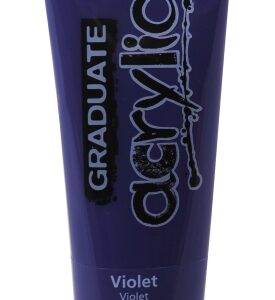 daler rowney graduate pintura acrilica tubo de plastico 120ml color violeta