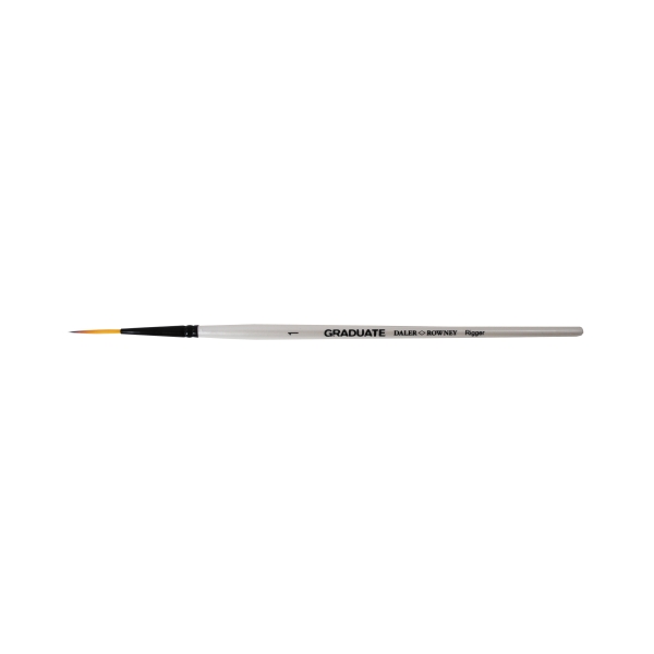 daler rowney graduate pincel acuarela pelo sintetico mango corto liner extra largo nº1