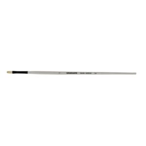 daler rowney graduate pincel para oleo pelo de cerda natural mango largo plano n°1