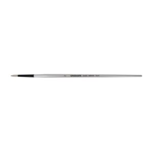 daler rowney graduate pincel para oleo pelo de cerda natural mango largo redondo n°2