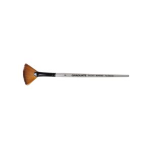 daler rowney graduate pincel multitecnica pelo sintetico mango corto abanico nº 4