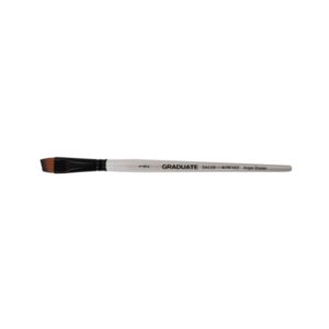 daler rowney graduate pincel multitecnica pelo sintetico mango corto sombreador angular 1/2"