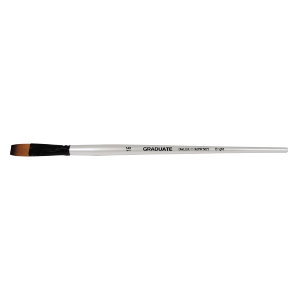 daler rowney graduate pincel multitecnica pelo sintetico mango largo bright nº16