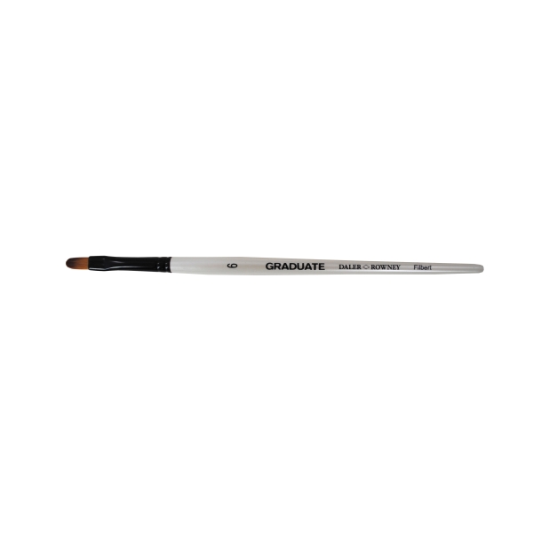 daler rowney graduate pincel multitecnica pelo sintetico mango corto lengua de gato nº6