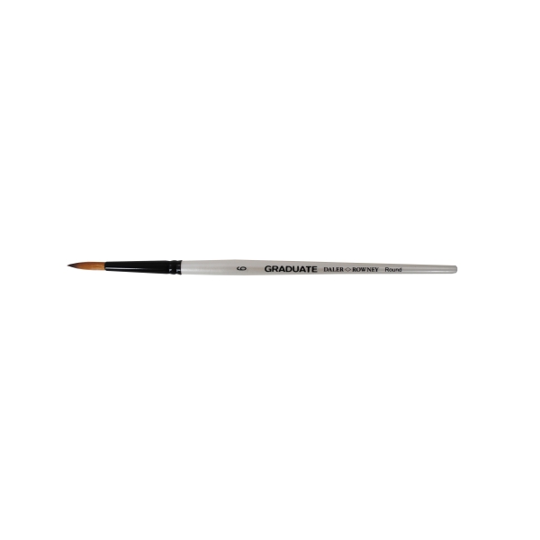 daler rowney graduate pincel multitecnica pelo sintetico mango corto redondo nº6