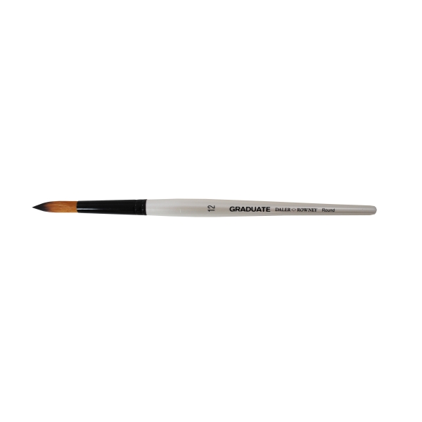 daler rowney graduate pincel multitecnica pelo sintetico mango corto redondo nº12