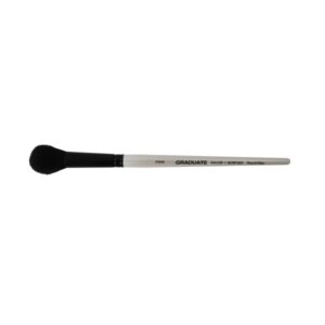 daler rowney graduate pincel acuarela pelo de cabra natural mango corto redondo montado sobre punta 3/4"