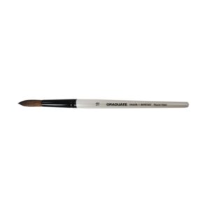 daler rowney graduate pincel acuarela mezcla de pelo de pony y sintetico mango corto redondo lavis nº18