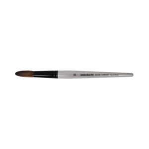 daler rowney graduate pincel acuarela mezcla de pelo de pony y sintetico mango corto redondo lavis nº30