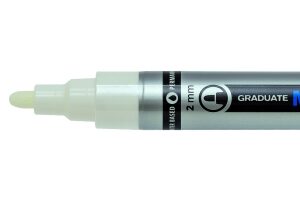 lyra mark all rotulador permanente multisuperficie punta redonda 2mm color blanco