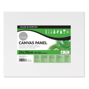 daler rowney simply carton entelado 250g 24x30cm imprimacion triple grano medio 100% algodon sin acido 250g color blanco