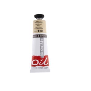 daler rowney graduate pintura al oleo tubo de aluminio 38ml color titanio buff