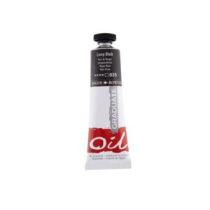 daler rowney graduate pintura al oleo tubo de aluminio 38ml color negro lampara