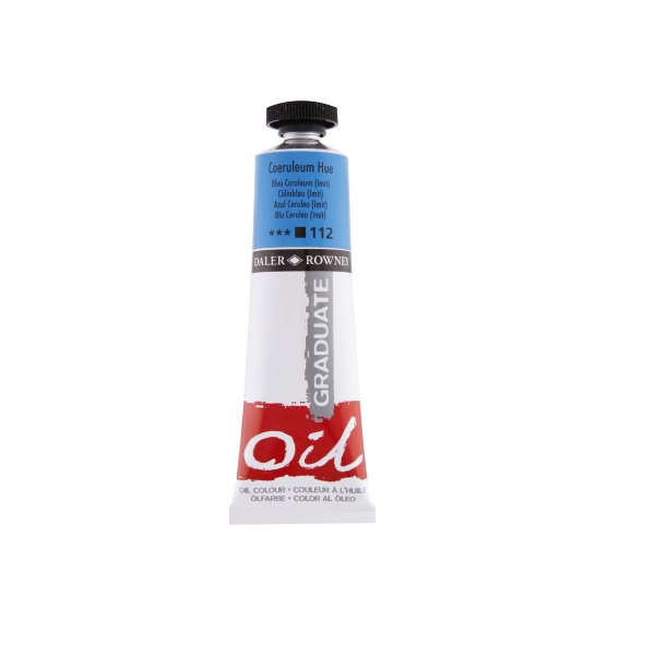 daler rowney graduate pintura al oleo tubo de aluminio 38ml color azul ceruleo