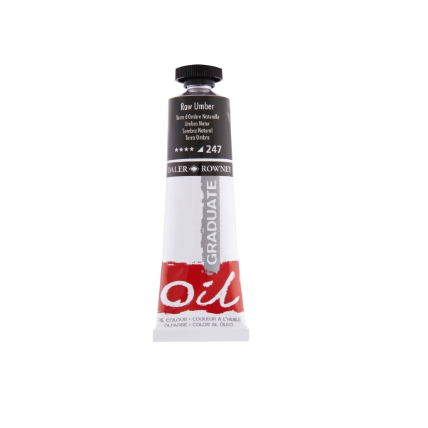 daler rowney graduate pintura al oleo tubo de aluminio 38ml color sombra natural