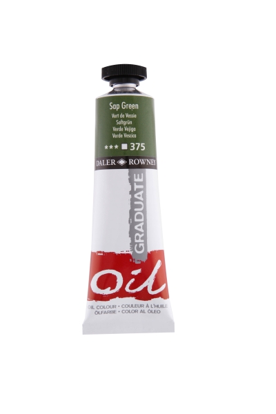 daler rowney graduate pintura al oleo tubo de aluminio 38ml color verde vejiga
