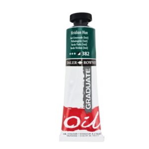 daler rowney graduate pintura al oleo tubo de aluminio 38ml color viridiano