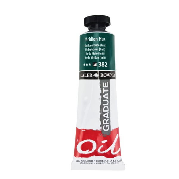 daler rowney graduate pintura al oleo tubo de aluminio 38ml color viridiano