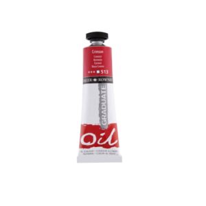 daler rowney graduate pintura al oleo tubo de aluminio 38ml color carmesi