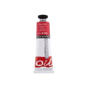 daler rowney graduate pintura al oleo tubo de aluminio 38ml color rojo primario