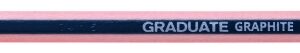 lyra graduate lapiz de grafito hexagonal graduacion b color gris oscuro