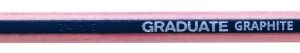 lyra graduate lapiz de grafito hexagonal graduacion 5b color gris oscuro