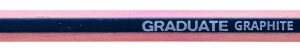 lyra graduate lapiz de grafito hexagonal graduacion f color gris oscuro