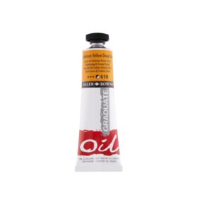 daler rowney graduate pintura al oleo tubo de aluminio 38ml color amarillo de cadmio profundo