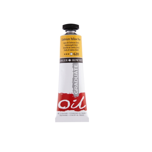 daler rowney graduate pintura al oleo tubo de aluminio 38ml color amarillo de cadmio