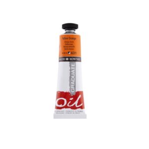 daler rowney graduate pintura al oleo tubo de aluminio 38ml color amarillo anaranjado
