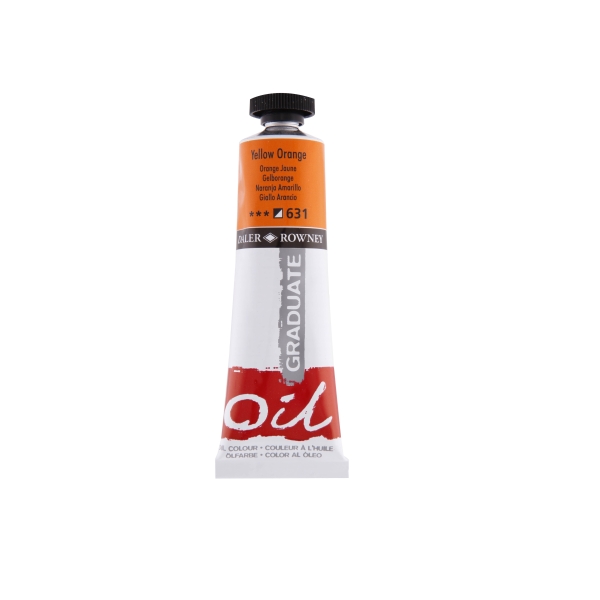 daler rowney graduate pintura al oleo tubo de aluminio 38ml color amarillo anaranjado