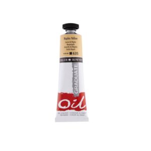daler rowney graduate pintura al oleo tubo de aluminio 38ml color amarillo de napoles