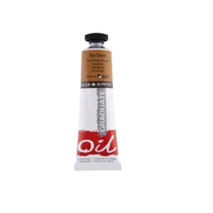 daler rowney graduate pintura al oleo tubo de aluminio 38ml color siena natural