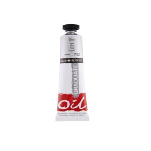 daler rowney graduate pintura al oleo tubo de aluminio 38ml color plata