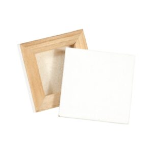 daler rowney simply lienzo mini cuadrado 6.35x6.35cm color blanco