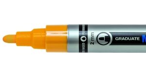 lyra mark all rotulador permanente multisuperficie punta redonda 2mm color amarillo