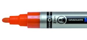 lyra mark all rotulador permanente multisuperficie punta redonda 2mm color naranja