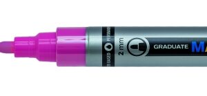 lyra mark all rotulador permanente multisuperficie punta redonda 2mm color rosa
