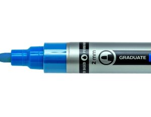 lyra mark all rotulador permanente multisuperficie punta redonda 2mm color azul claro