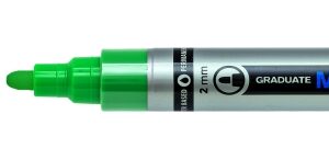 lyra mark all rotulador permanente multisuperficie punta redonda 2mm color verde esmeralda