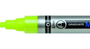 lyra mark all rotulador permanente multisuperficie punta redonda 2mm color amarillo neon
