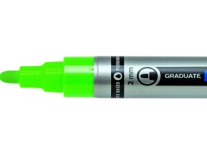 lyra mark all rotulador permanente multisuperficie punta redonda 2mm color verde neon