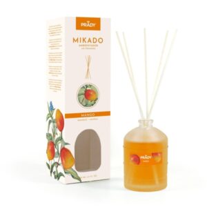 prady ambientador mikado mango frasco de cristal 100 ml y varitas difusoras